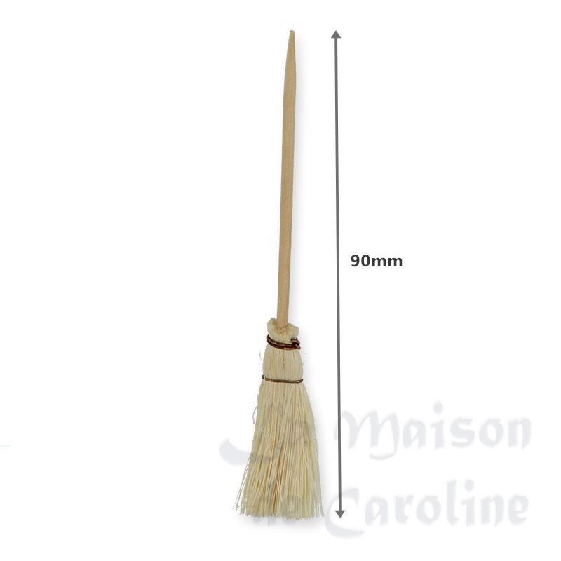 little straw broom miniature 1:12 Bilder 1