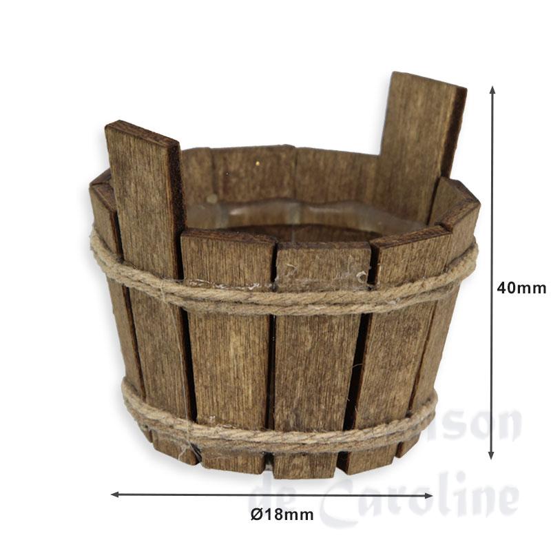 wood tub miniature 1:12 Bilder 1