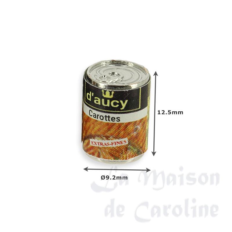 6 metal cans ass. miniature 1:12 Bilder 1