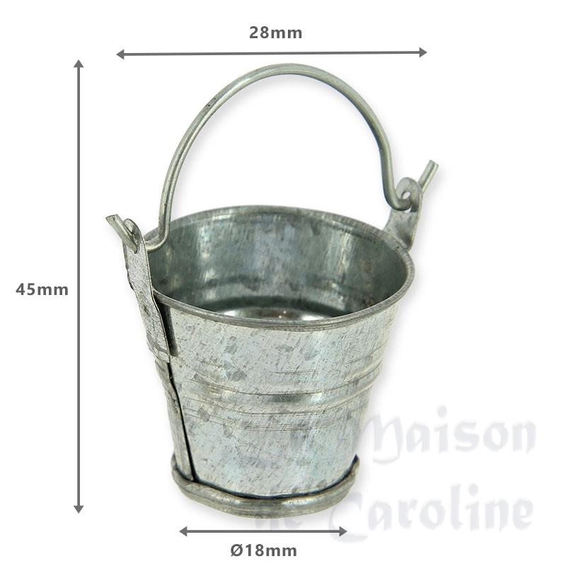 metal bucket 3cm miniature 1:12 Bilder 1 metal bucket 3cm miniature 1:12 Bilder 1