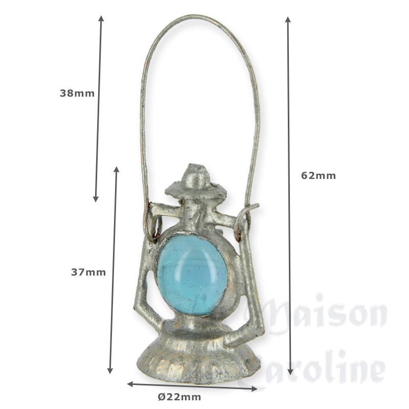 railroad lantern pewter miniature 1:12 Bilder 2