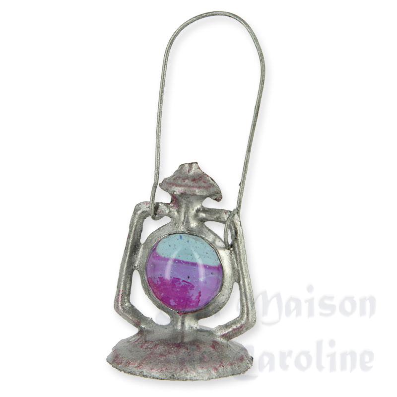 railroad lantern pewter miniature 1:12 Bilder 1