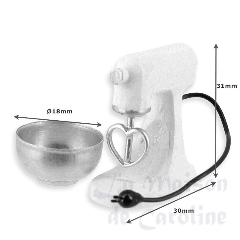 kitchen machine white miniature 1:12 Bilder 1