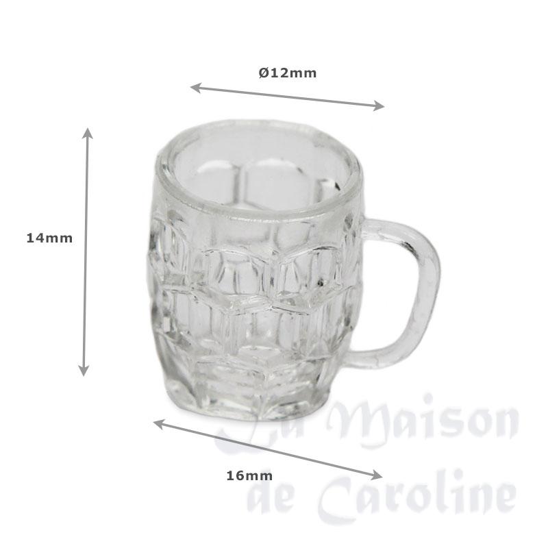 glass of beer empty miniature 1:12 Bilder 1
