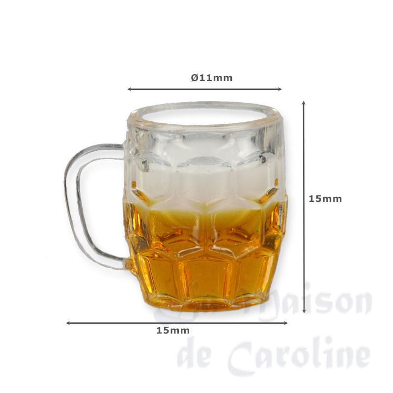 glass of beer miniature 1:12 Bilder 1