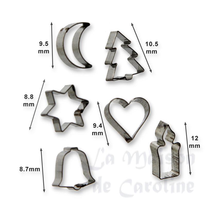 medium pastry cutter ass. miniature 1:12 Bilder 1