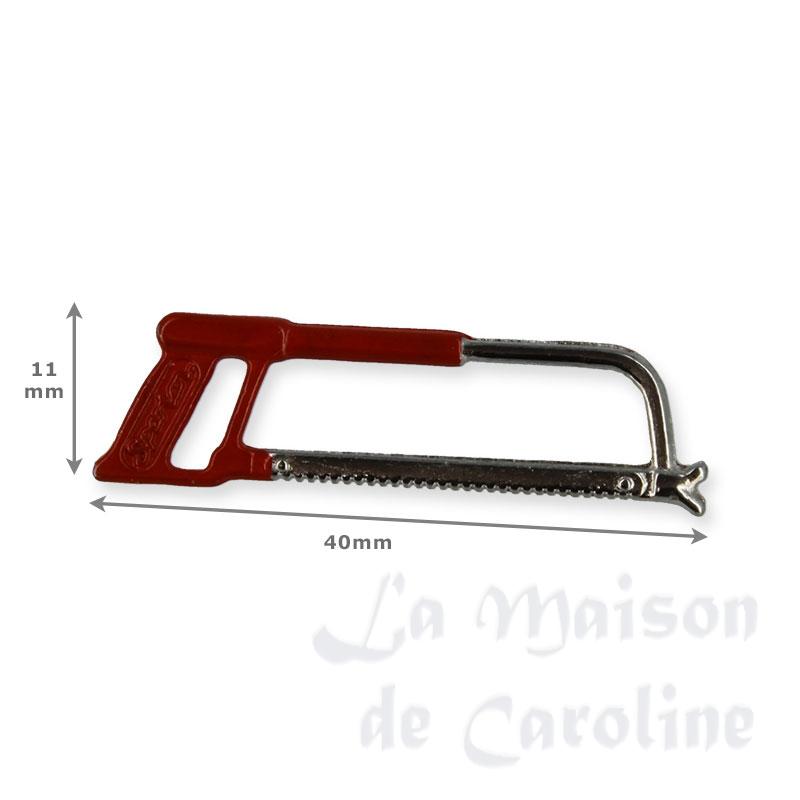 hack saw, red h. miniature 1:12 Bilder 1