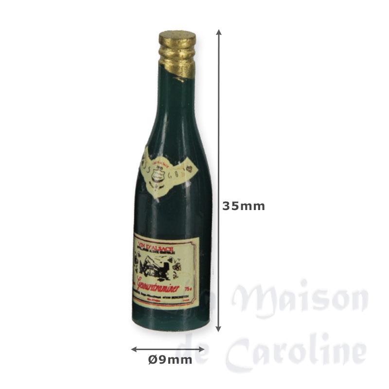 6 wine bottles miniature 1:12 Bilder 1