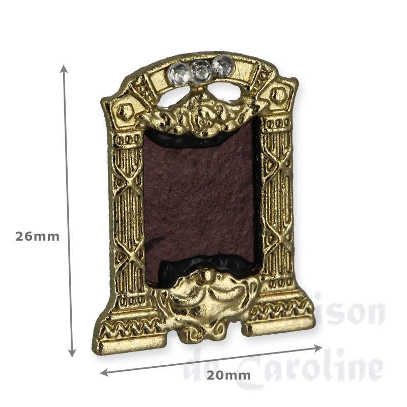brass frame antic miniature 1:12 Bilder 1