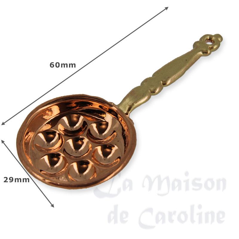 copper egg pan miniature 1:12 Bilder 1