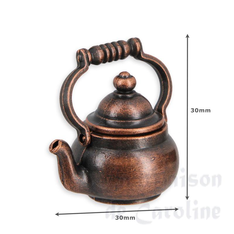 miniature: black teapot (6) miniature 1:12 Bilder 1