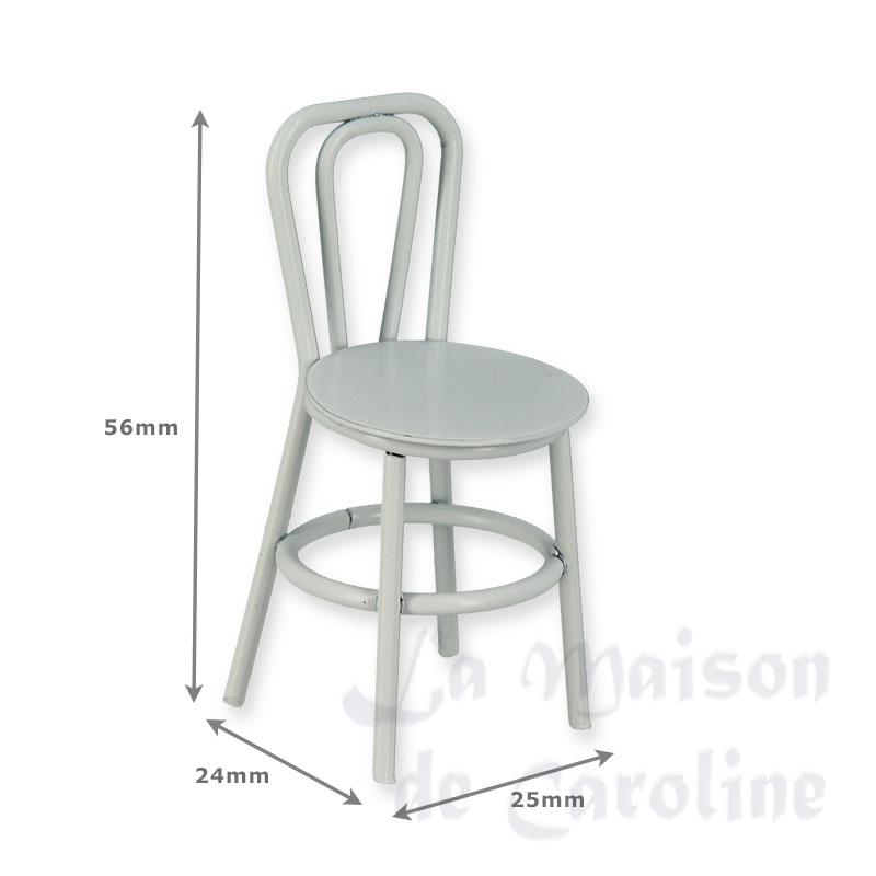 chair white miniature 1:12 Bilder 1