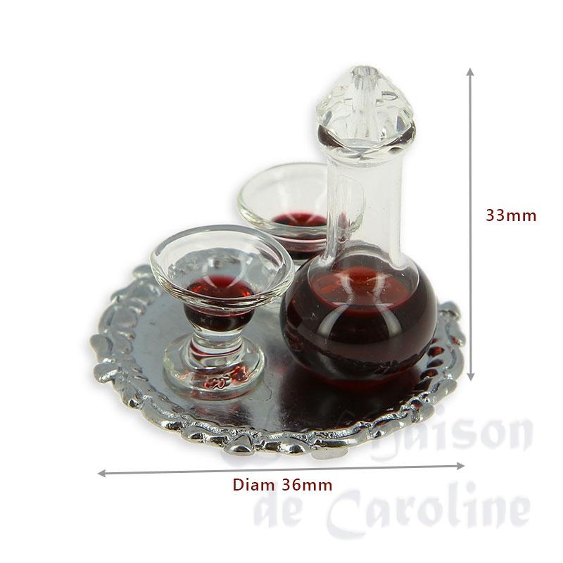 wine set miniature 1:12 Bilder 1