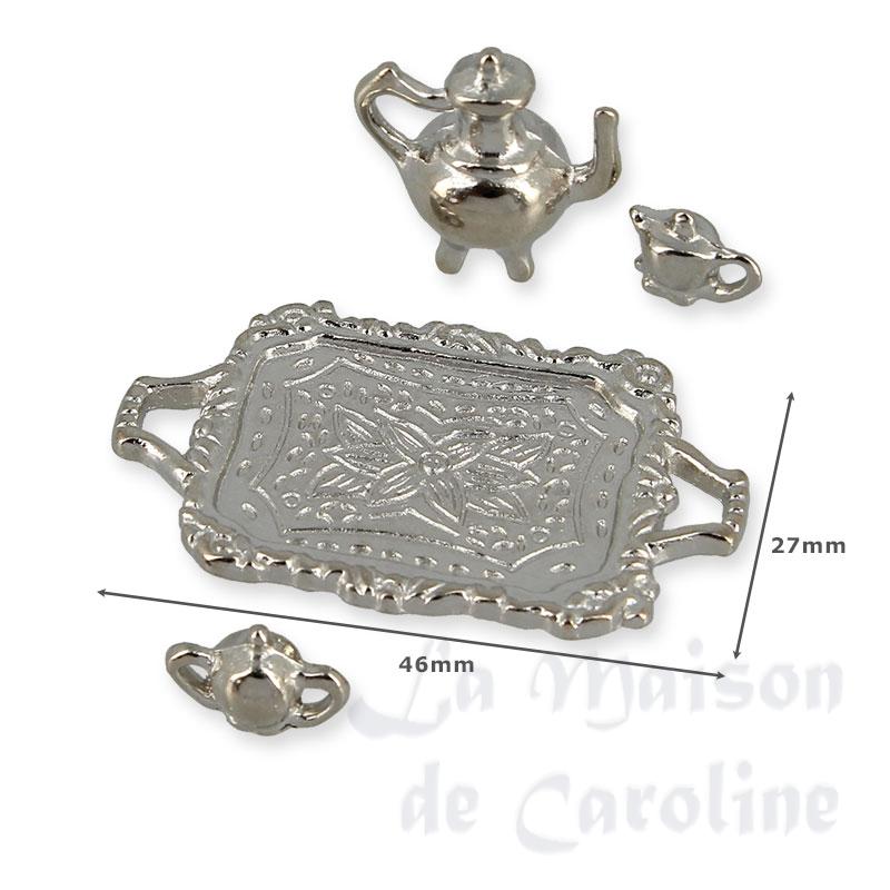 coffee set 4 pcs miniature 1:12 Bilder 1