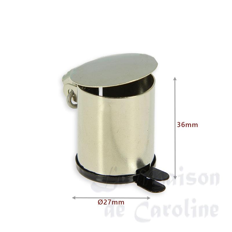 chrome pedal bin miniature 1:12 Bilder 1
