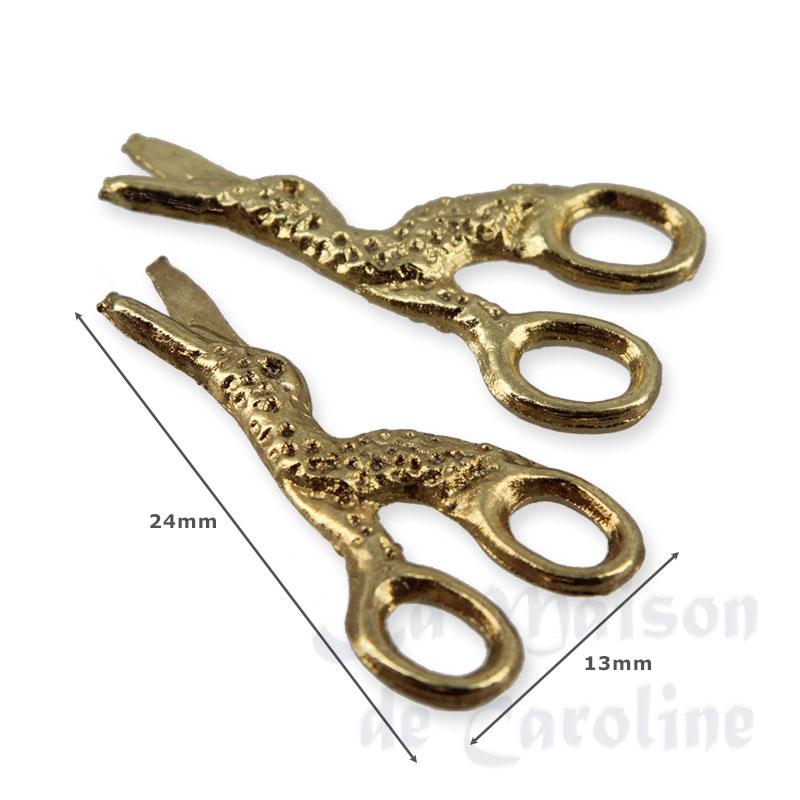 dressmakers shears set of 2pcs miniature 1:12 Bilder 1