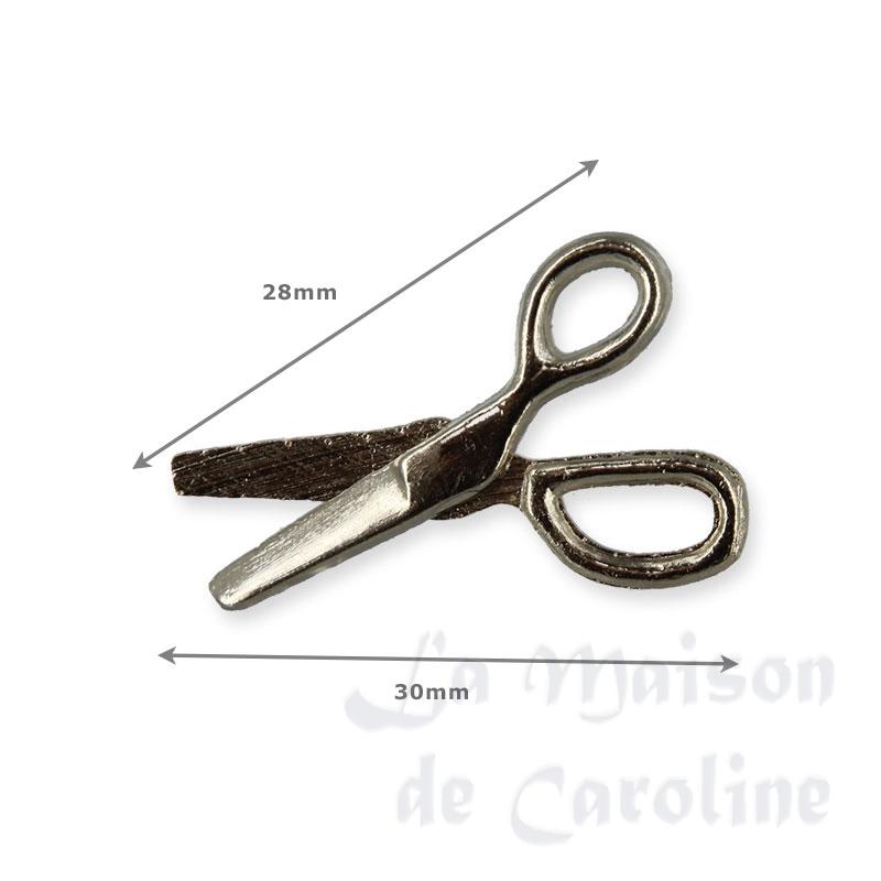 scissors silver (working) miniature 1:12 Bilder 1
