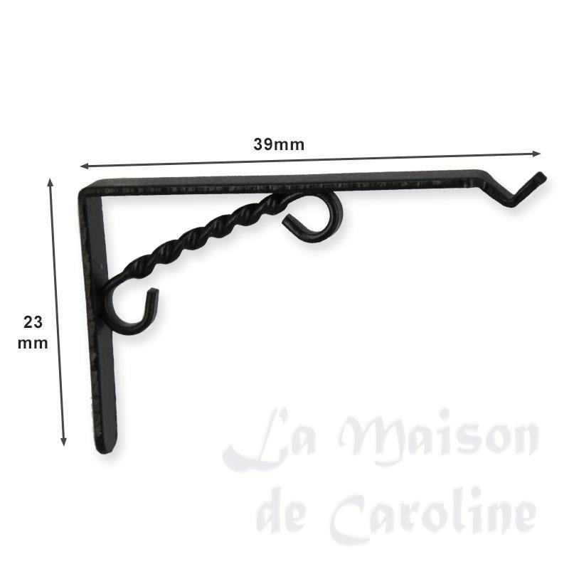 basket hanger black miniature 1:12 Bilder 1