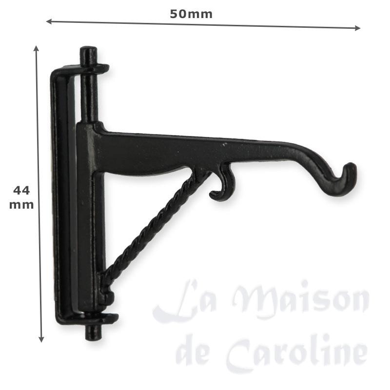 basket hanger black miniature 1:12 Bilder 1