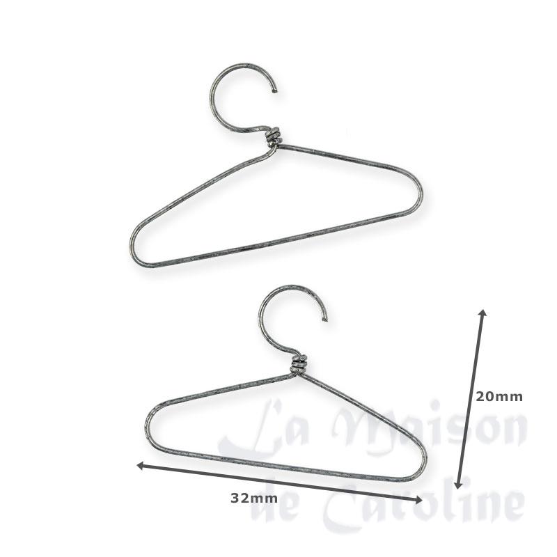 2 metalic hangers miniature 1:12 Bilder 1