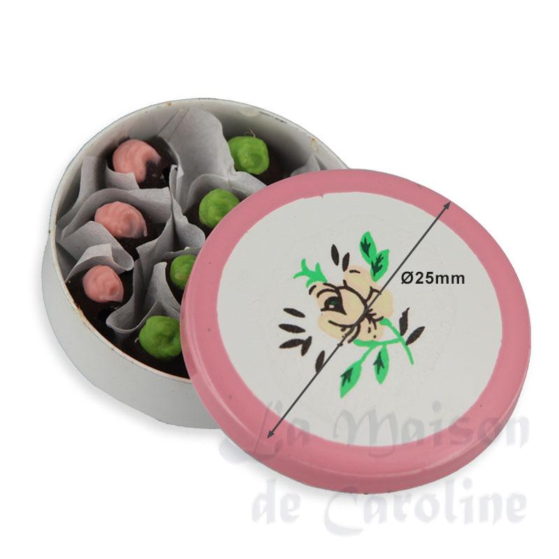 chocolate box, round miniature 1:12 Bilder 1