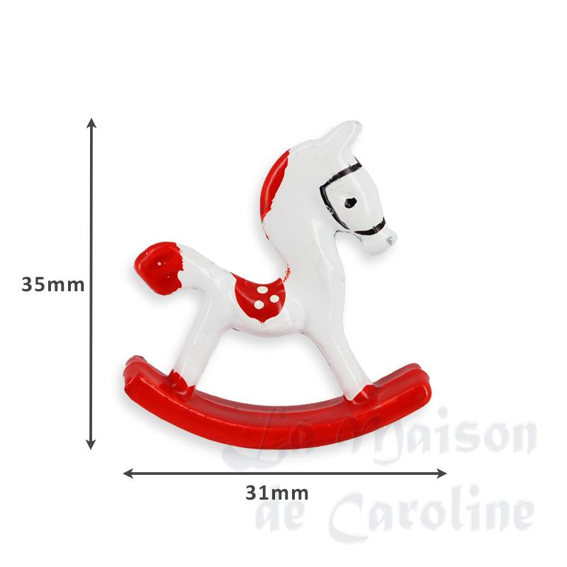 red horse Miniature 1:12 photo 2 red horse Miniature 1:12 photo 2