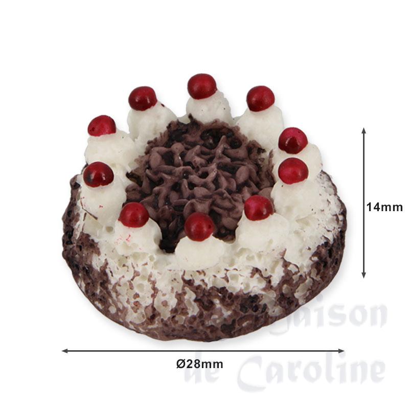black forest cake miniature 1:12 Bilder 1