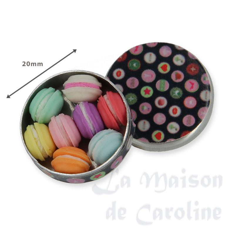 macaron box miniature 1:12 Bilder 1