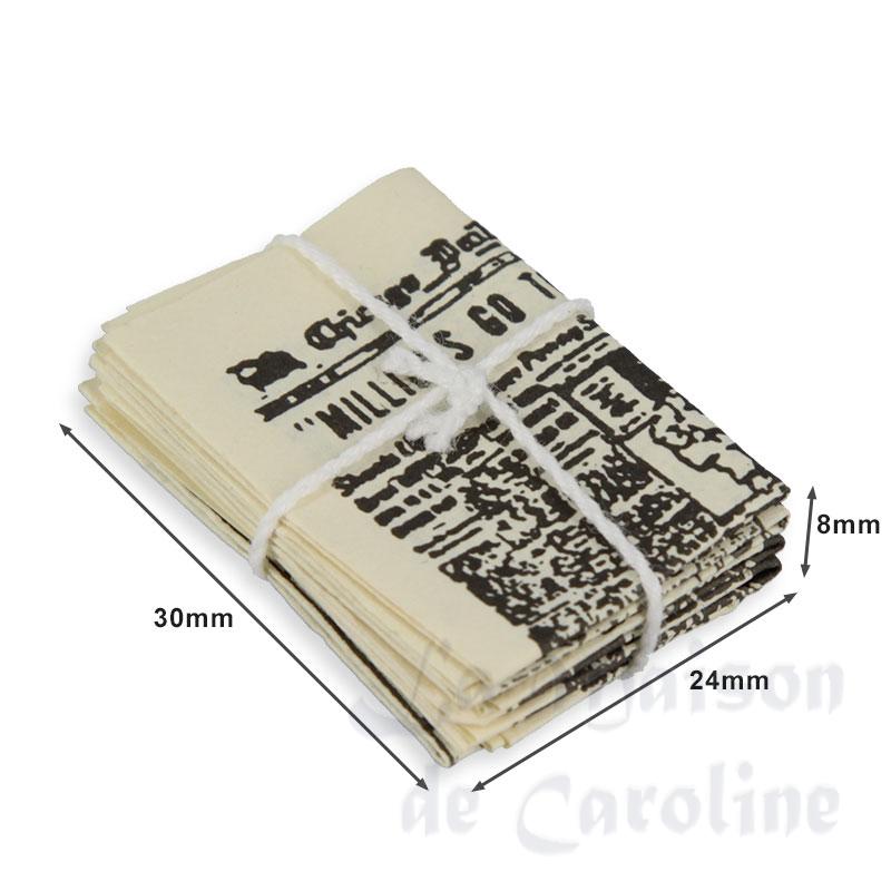 newspaper miniature 1:12 Bilder 1