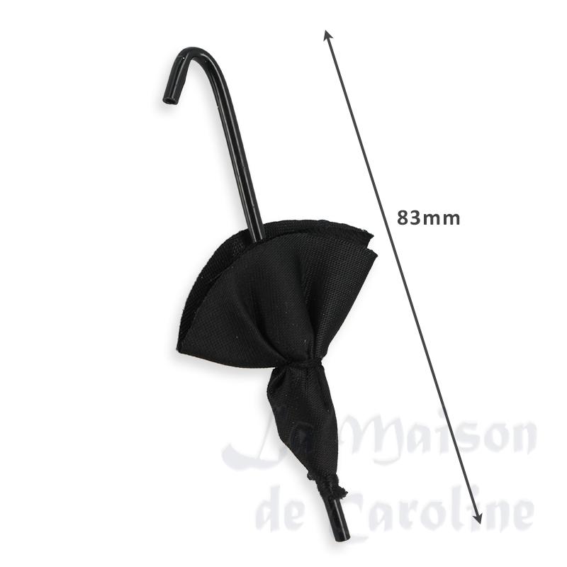 black umbrella Miniature 1:12 photo 2 black umbrella Miniature 1:12 photo 2