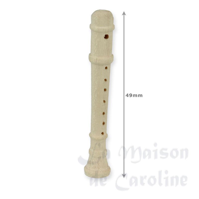 wooden flute miniature 1:12 Bilder 1