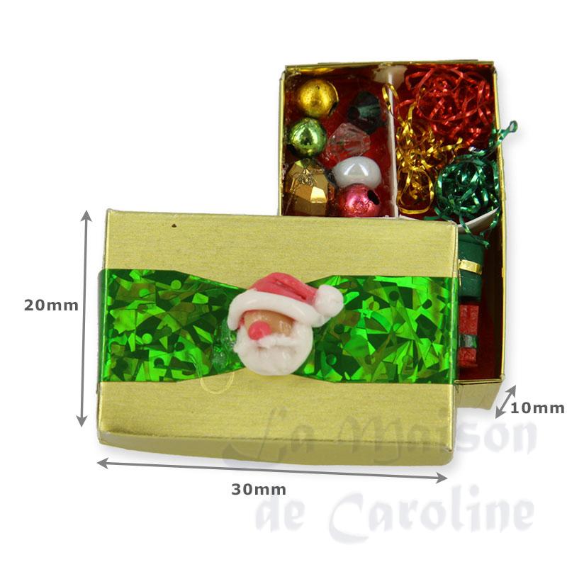 mini gift box x'mas candies miniature 1:12 Bilder 1