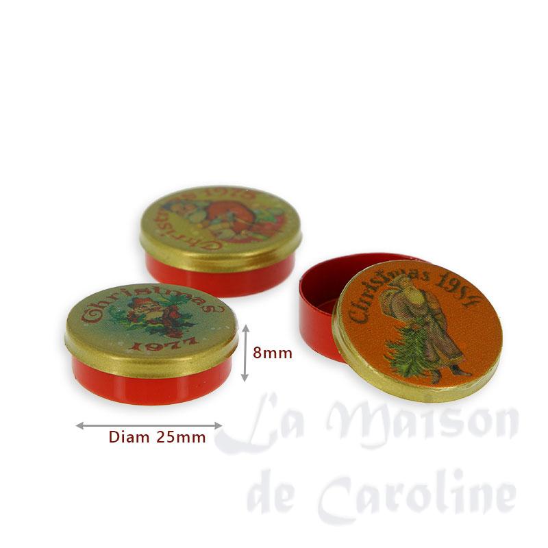 3 christmas candy boxes miniature 1:12 Bilder 1