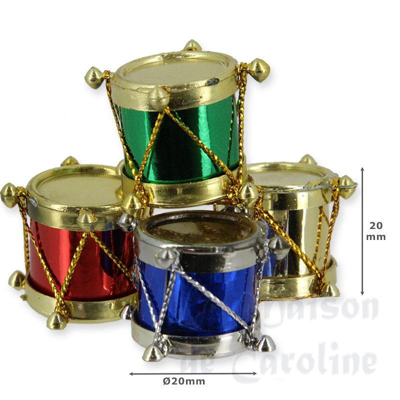 tambourine various colors miniature 1:12 Bilder 1