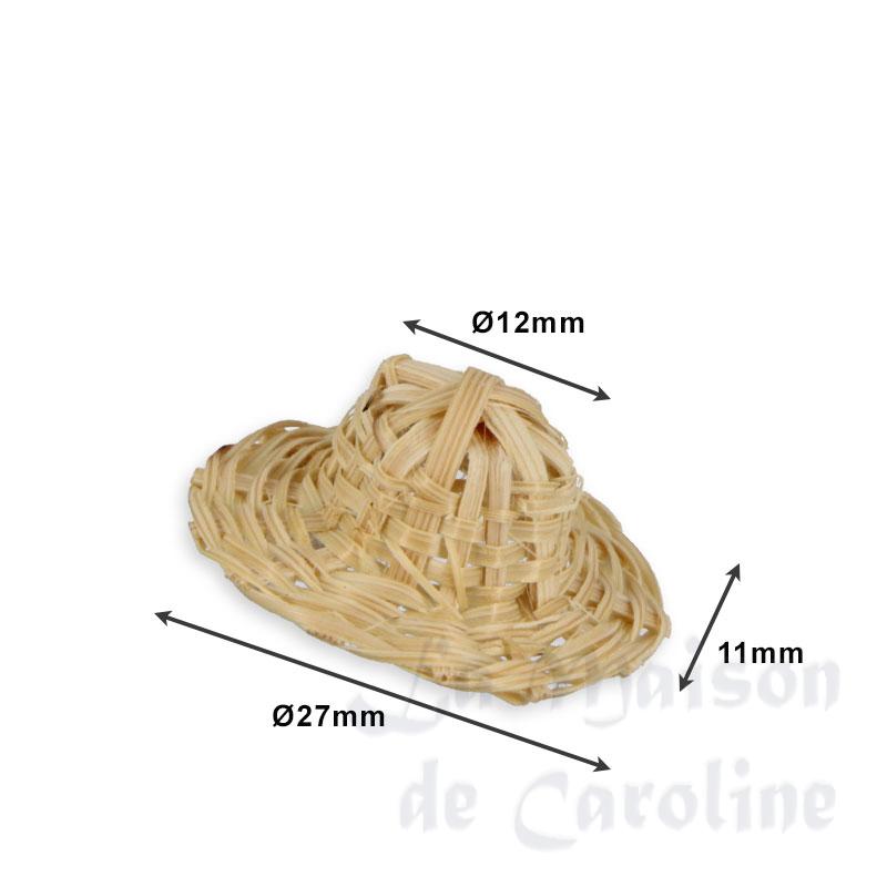 strawhat 2.5cm miniature 1:12 Bilder 1