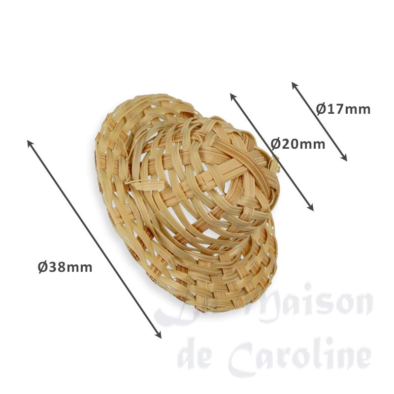 strawhat 3.5cm Miniature 1:12 photo 2 strawhat 3.5cm Miniature 1:12 photo 2
