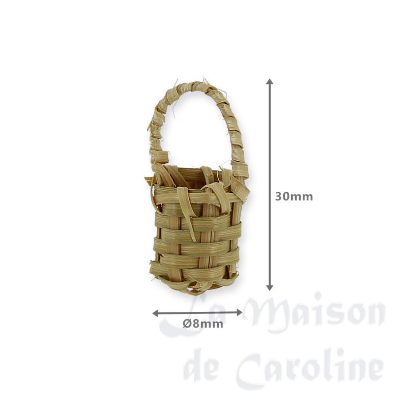 mini basket miniature 1:12 Bilder 1