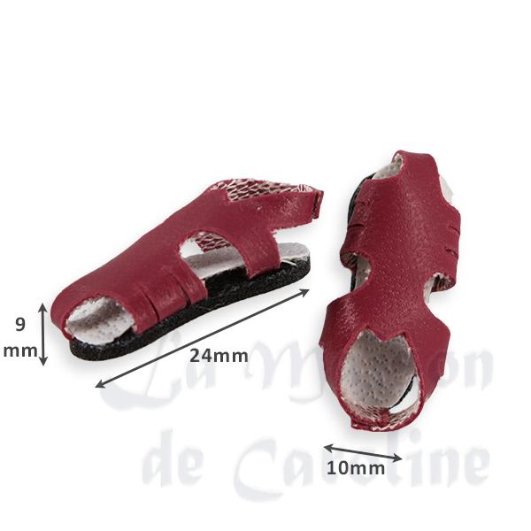 pair of red shoes Miniature 1:12 photo 2 pair of red shoes Miniature 1:12 photo 2