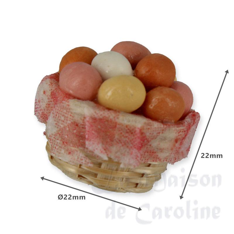 egg basket miniature 1:12 Bilder 1