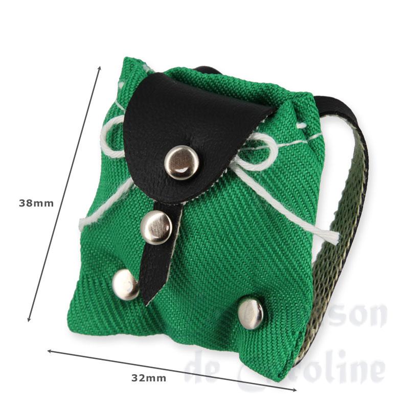 green rucksac Miniature 1:12 photo 2 green rucksac Miniature 1:12 photo 2