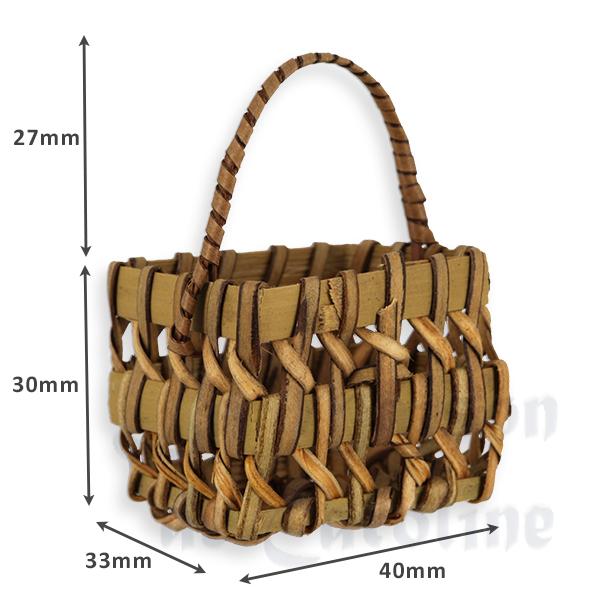 rectangular laundry basket Miniature 1:12 photo 2