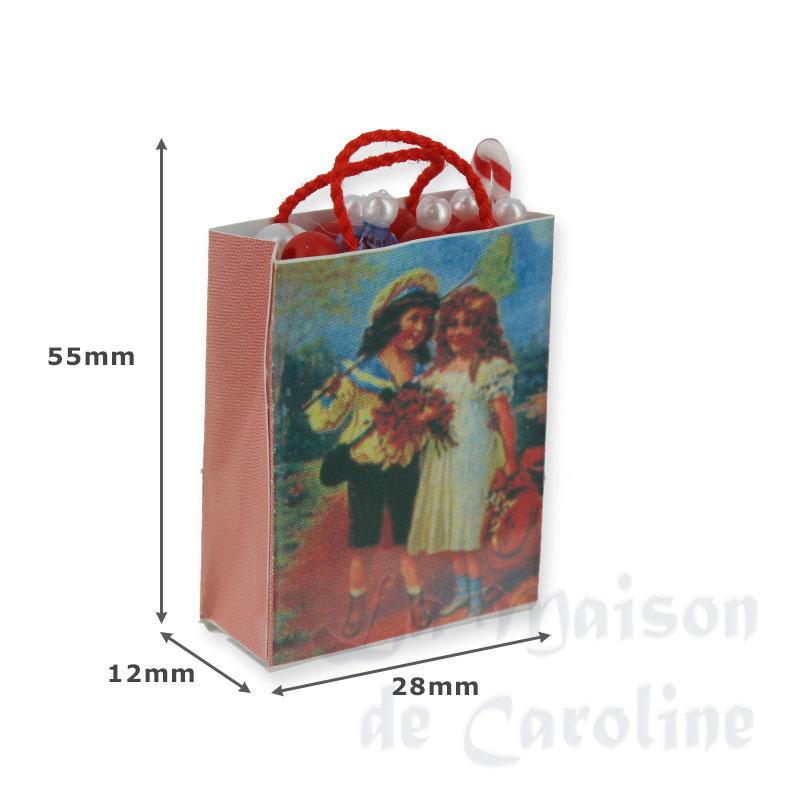 2 x'mas gift bags ass. miniature 1:12 Bilder 1