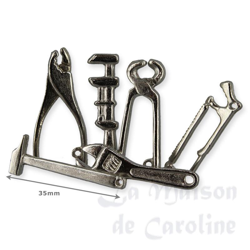 6 tools ass. miniature 1:12 Bilder 1