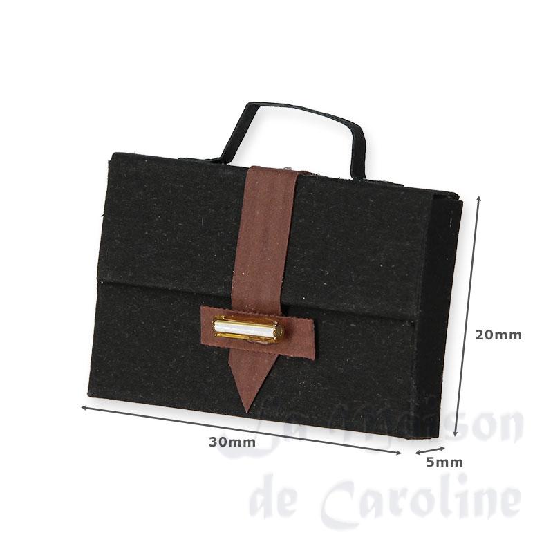 black bag miniature 1:12 Bilder 1