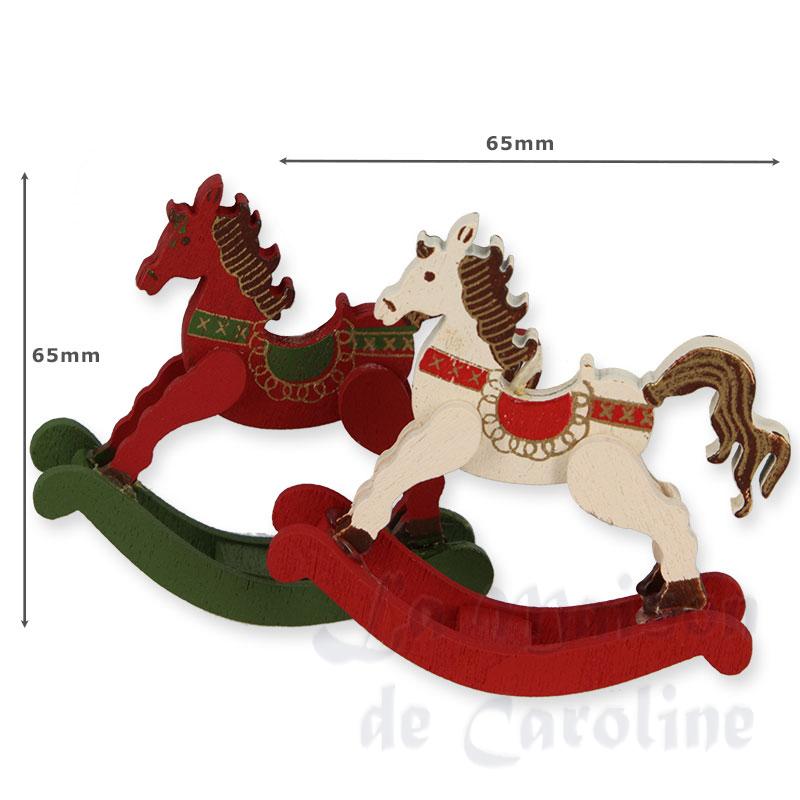 rocking horse wood miniature 1:12 Bilder 1