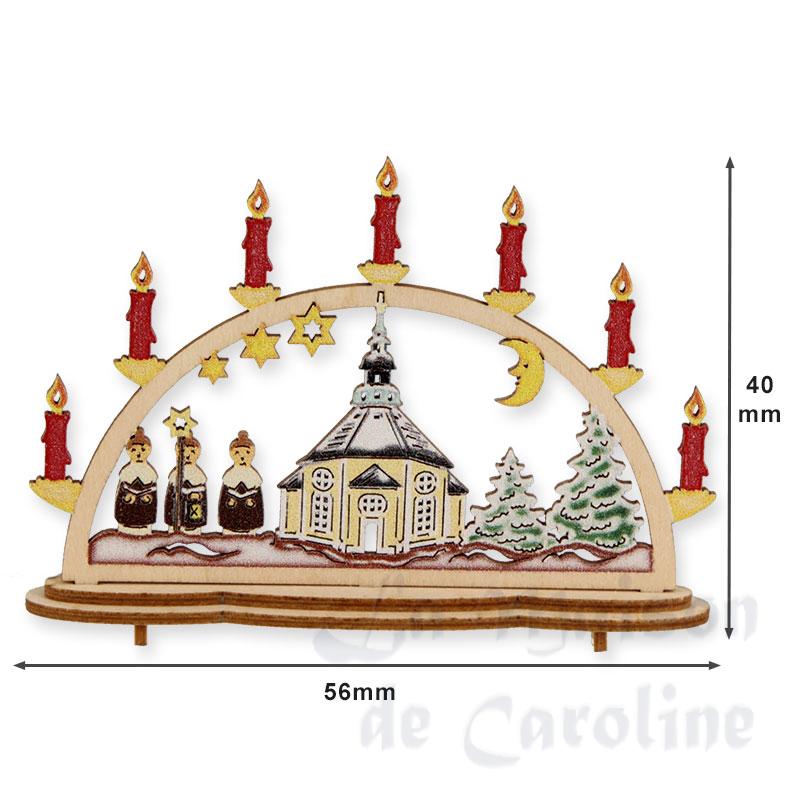 decoration church colored miniature 1:12 Bilder 1