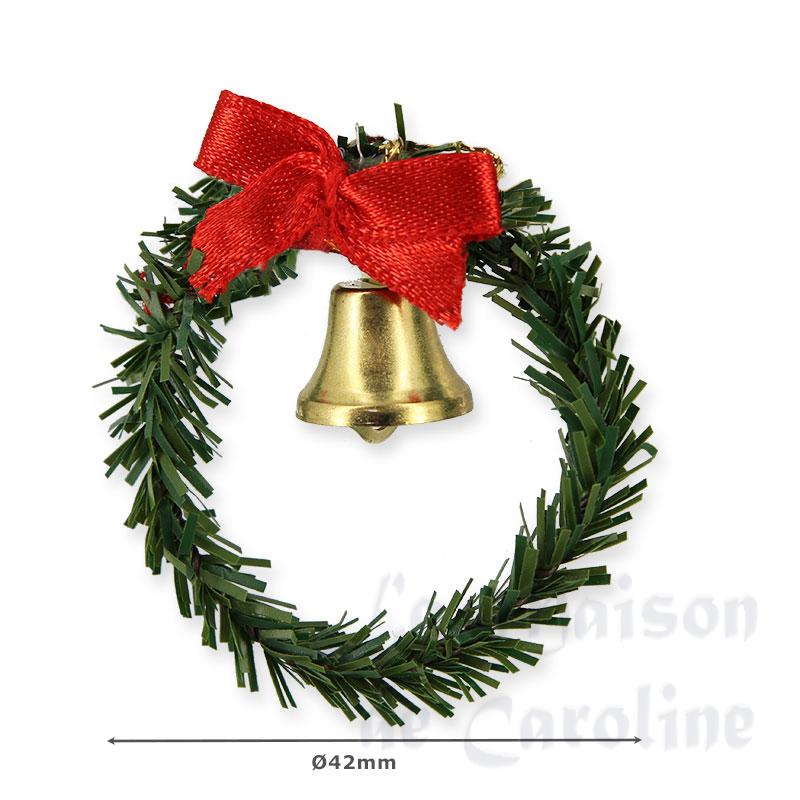 x'mas decoration with bell miniature 1:12 Bilder 1