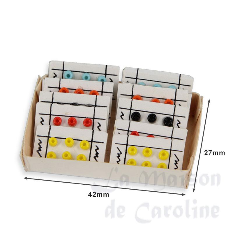 buttons in box miniature 1:12 Bilder 1