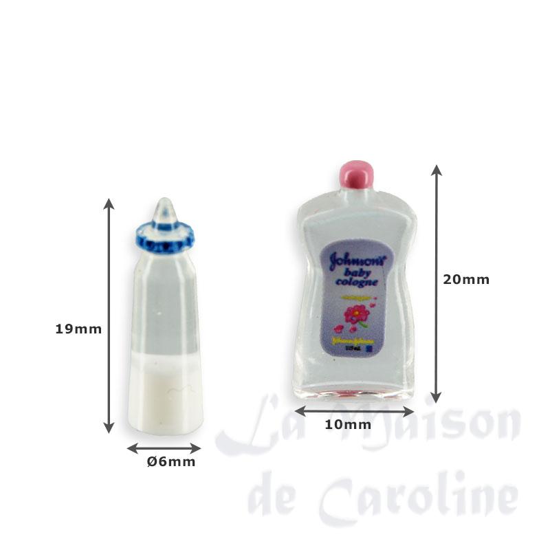 baby supplies - set 5 pcs miniature 1:12 Bilder 2