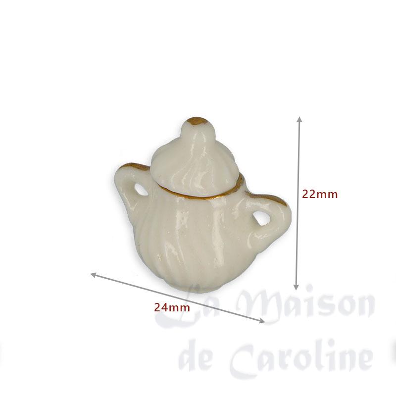 sugar pot miniature 1:12 Bilder 1
